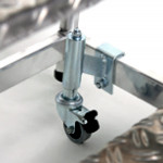 Feder-Bremsrollen für Aluminium Arbeitspodest