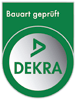 Bauart von DEKRA geprüft