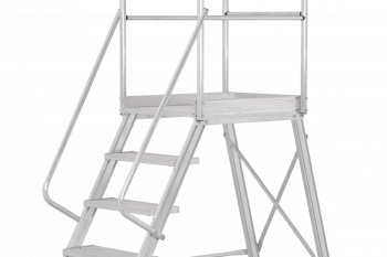 Handlauf für Podesttreppen Typ 6888 & 6889 – 30 mm Durchmesser, einfache Selbstmontage, inklusive Befestigungsmaterial