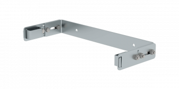 Verstellbarer Wandhalter für Steigleitern mit U-Bügel aus verzinktem Stahl – einstellbar von 165 bis 950 mm, stabil und tragfähig