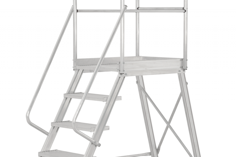 Handlauf für Podesttreppen Typ 6888 & 6889 – 30 mm Durchmesser, einfache Selbstmontage, inklusive Befestigungsmaterial