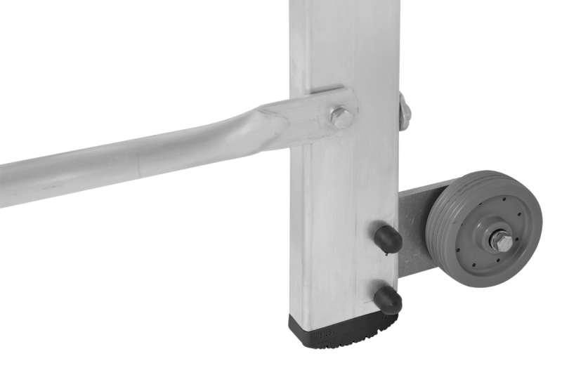 Rollenset für Treppenpodest und Treppentritt Typ 6884 & 6875 – zur Selbstmontage mit Befestigungsmaterial