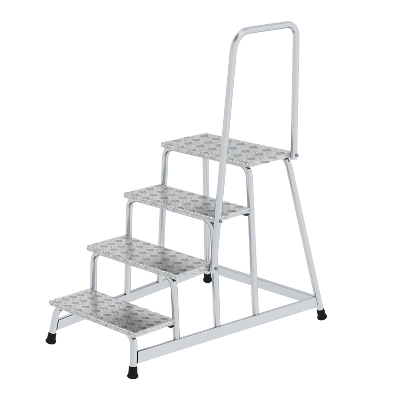 Arbeitspodest mit einseitigem Handlauf