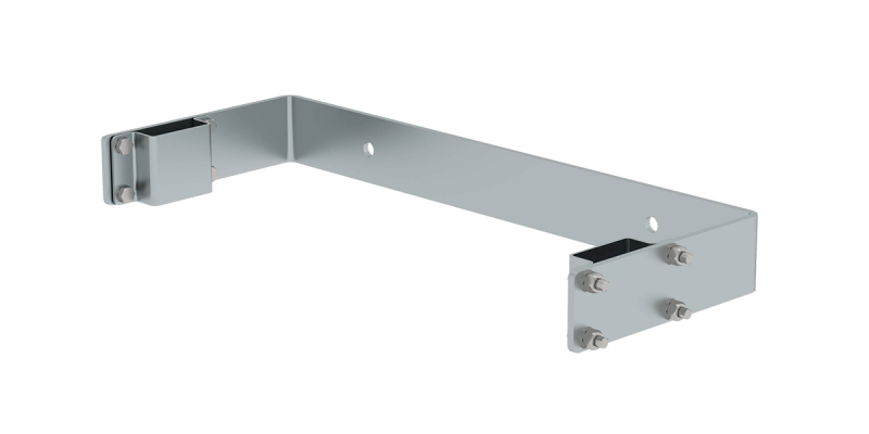 Wandhalter für Steigleitern mit starrem U-Bügel aus verzinktem Stahl in 150 oder 200 mm – hohe Tragfähigkeit und stabile Verankerung